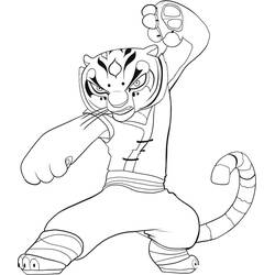 Kung Fu Panda (Animation Movies) coloring page #197649 to print and color