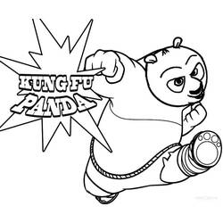 Kung Fu Panda (Animation Movies) coloring page #197655 to print and color