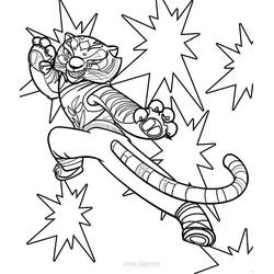 Kung Fu Panda (Animation Movies) coloring page #197658 to print and color
