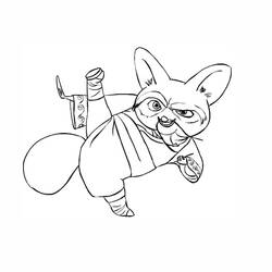 Coloring page: Kung Fu Panda (Animation Movies) #73314 - Printable coloring pages