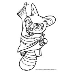 Coloring page: Kung Fu Panda (Animation Movies) #73326 - Printable coloring pages