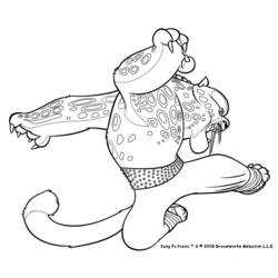 Coloring page: Kung Fu Panda (Animation Movies) #73335 - Free Printable Coloring Pages