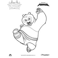 Coloring page: Kung Fu Panda (Animation Movies) #73338 - Printable coloring pages
