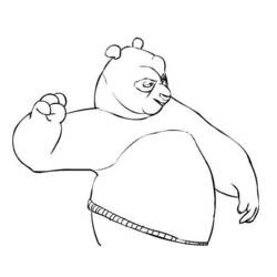 Coloring page: Kung Fu Panda (Animation Movies) #73370 - Free Printable Coloring Pages
