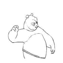 Coloring page: Kung Fu Panda (Animation Movies) #73379 - Free Printable Coloring Pages