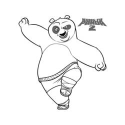 Coloring page: Kung Fu Panda (Animation Movies) #73398 - Printable coloring pages