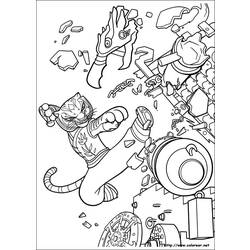 Coloring page: Kung Fu Panda (Animation Movies) #73401 - Free Printable Coloring Pages