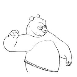 Coloring page: Kung Fu Panda (Animation Movies) #73409 - Free Printable Coloring Pages