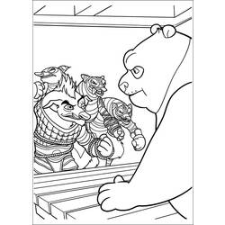 Coloring page: Kung Fu Panda (Animation Movies) #73415 - Free Printable Coloring Pages
