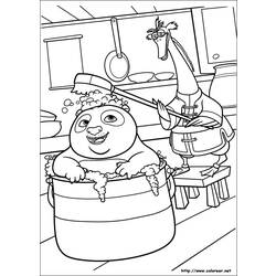 Coloring page: Kung Fu Panda (Animation Movies) #73449 - Free Printable Coloring Pages