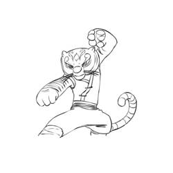 Coloring page: Kung Fu Panda (Animation Movies) #73457 - Free Printable Coloring Pages