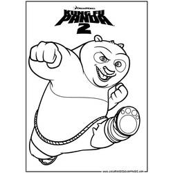Coloring page: Kung Fu Panda (Animation Movies) #73459 - Free Printable Coloring Pages