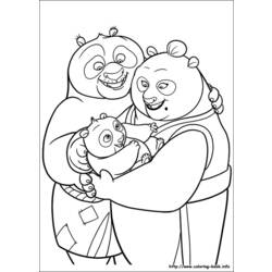 Coloring page: Kung Fu Panda (Animation Movies) #73462 - Free Printable Coloring Pages