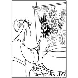 Coloring page: Kung Fu Panda (Animation Movies) #73466 - Free Printable Coloring Pages