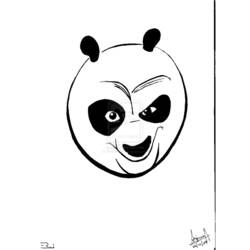 Coloring page: Kung Fu Panda (Animation Movies) #73471 - Printable coloring pages