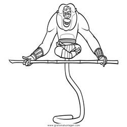 Coloring page: Kung Fu Panda (Animation Movies) #73484 - Free Printable Coloring Pages