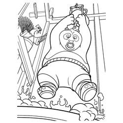 Coloring page: Kung Fu Panda (Animation Movies) #73489 - Free Printable Coloring Pages