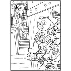 Coloring page: Kung Fu Panda (Animation Movies) #73512 - Free Printable Coloring Pages