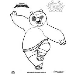 Coloring page: Kung Fu Panda (Animation Movies) #73519 - Free Printable Coloring Pages