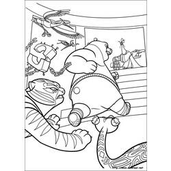 Coloring page: Kung Fu Panda (Animation Movies) #73546 - Free Printable Coloring Pages