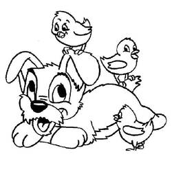 Coloring page: Lady and the Tramp (Animation Movies) #133213 - Printable coloring pages
