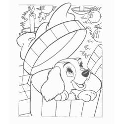 Coloring page: Lady and the Tramp (Animation Movies) #133223 - Free Printable Coloring Pages