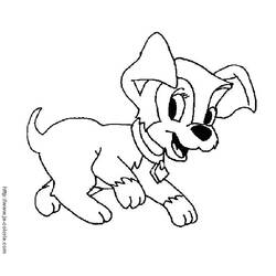 Coloring page: Lady and the Tramp (Animation Movies) #133228 - Free Printable Coloring Pages