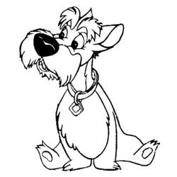 Coloring page: Lady and the Tramp (Animation Movies) #133231 - Printable coloring pages