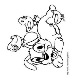 Coloring page: Lady and the Tramp (Animation Movies) #133246 - Free Printable Coloring Pages