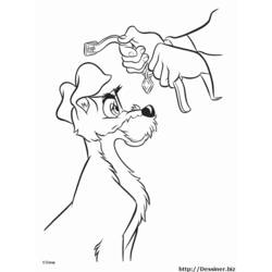 Coloring page: Lady and the Tramp (Animation Movies) #133251 - Free Printable Coloring Pages