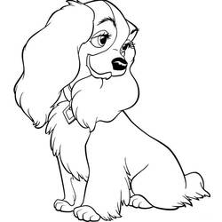 Coloring page: Lady and the Tramp (Animation Movies) #133260 - Printable coloring pages