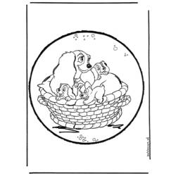 Coloring page: Lady and the Tramp (Animation Movies) #133262 - Free Printable Coloring Pages