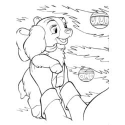 Coloring page: Lady and the Tramp (Animation Movies) #133272 - Free Printable Coloring Pages