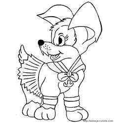 Coloring page: Lady and the Tramp (Animation Movies) #133288 - Free Printable Coloring Pages