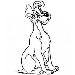 Coloring page: Lady and the Tramp (Animation Movies) #133349 - Free Printable Coloring Pages