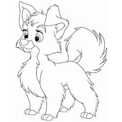 Coloring page: Lady and the Tramp (Animation Movies) #133398 - Free Printable Coloring Pages