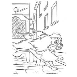 Coloring page: Lady and the Tramp (Animation Movies) #133450 - Free Printable Coloring Pages