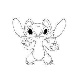 Lilo and Stitch (Animation Movies) coloring page #187485 to print and color