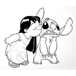 Lilo and Stitch (Animation Movies) coloring page #187496 to print and color