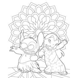 Lilo and Stitch (Animation Movies) coloring page #187504 to print and color
