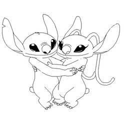 Lilo and Stitch (Animation Movies) coloring page #187528 to print and color
