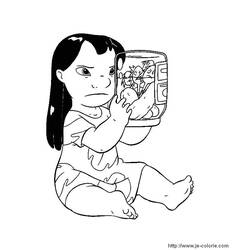 Coloring page: Lilo and Stitch (Animation Movies) #44827 - Free Printable Coloring Pages
