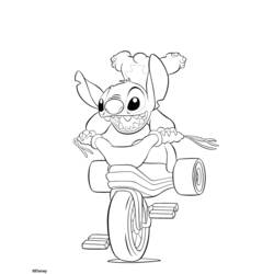 Lilo and Stitch (Animation Movies) coloring page #44875 to print and color