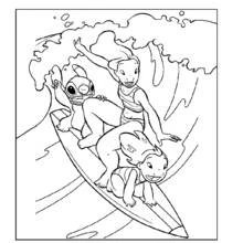 Lilo and Stitch (Animation Movies) coloring page #44893 to print and color