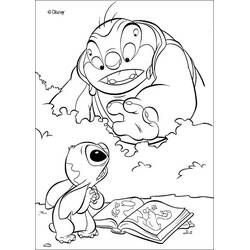Lilo and Stitch (Animation Movies) coloring page #44925 to print and color