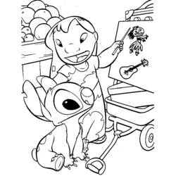 Coloring page: Lilo and Stitch (Animation Movies) #44932 - Free Printable Coloring Pages
