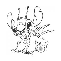 Coloring page: Lilo and Stitch (Animation Movies) #44936 - Free Printable Coloring Pages