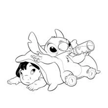 Coloring page: Lilo and Stitch (Animation Movies) #44944 - Free Printable Coloring Pages