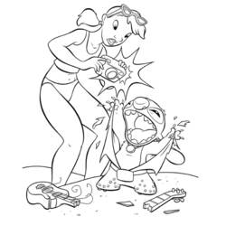Lilo and Stitch (Animation Movies) coloring page #44959 to print and color