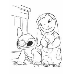 Coloring page: Lilo and Stitch (Animation Movies) #44998 - Free Printable Coloring Pages
